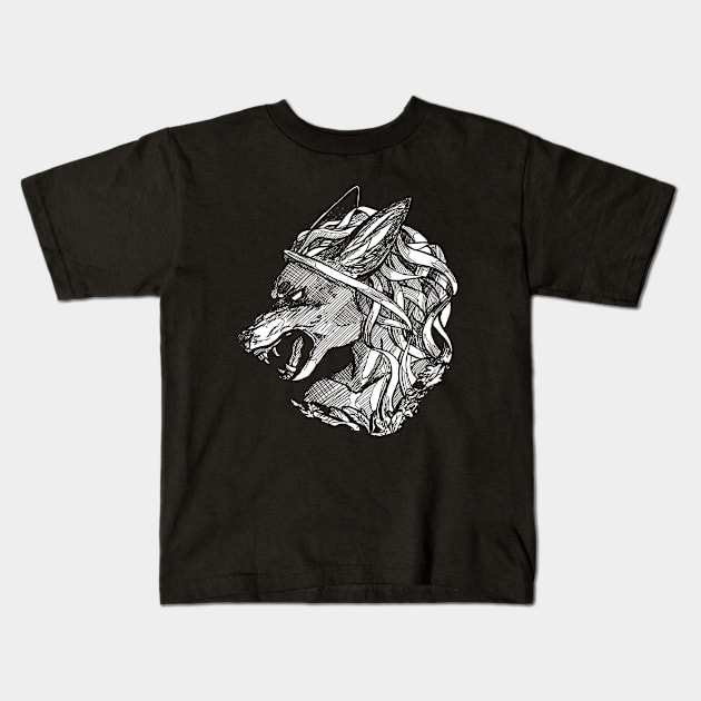 Feral Beauty Kids T-Shirt by Nihila